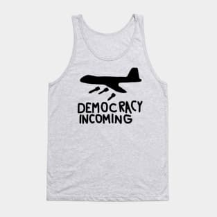 Democracy Incoming (Black) Tank Top